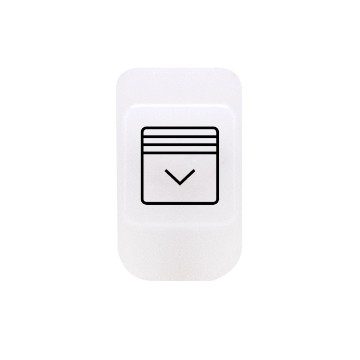 GEWISS GW10520A, Lens with Illuminable Symbol, Roller Shutter Down