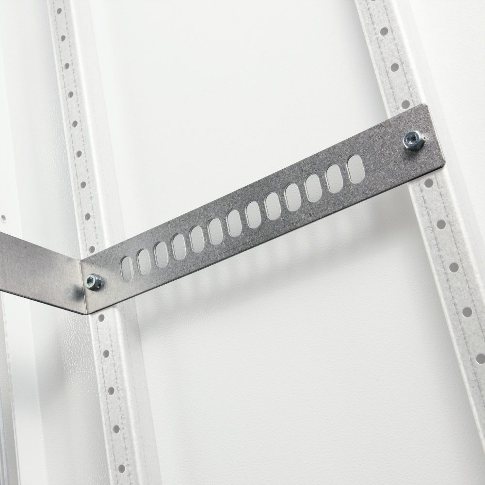 GEWISS GWD3473, Pair of Supports for Vertical Terminal Block, QDX 1600, for Structures 800mm