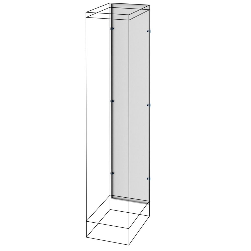 GEWISS GWD3198, PANOU SPATE, COMPARTIMENT EXTERN, QDX 630/1600 H, 400X2000MM