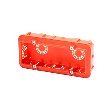 GEWISS GW24406, Cutie de mare capacitate pentru intervale modulare de uz casnic, Cutie mare, 6 circuite, 194x90x50