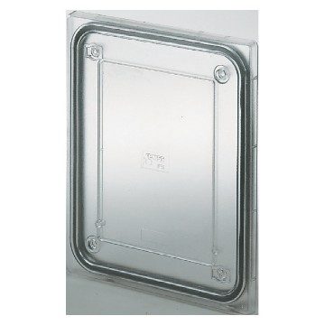 GEWISS GW48651, Capac transparent impermeabil protejat împotriva șocurilor pentru cutiile de joncțiune ptc, Dimensiuni 138x169x70, IP55