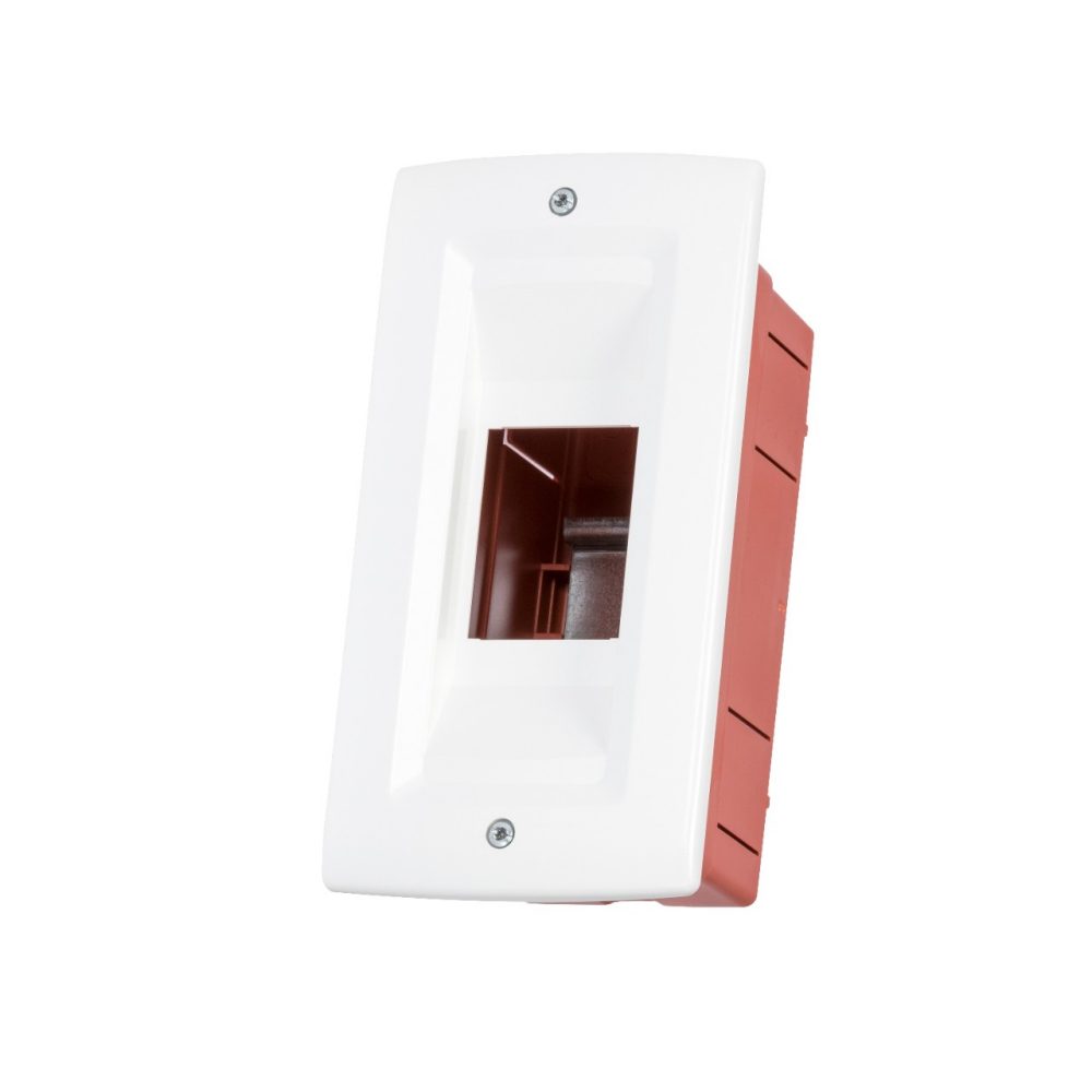 GEWISS GW40601, Flushmounting Enclosure, 2 Modules IP40