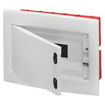 GEWISS GW40885, Flushmounting Distribution Board, with Blank Door, 12 Modules IP40