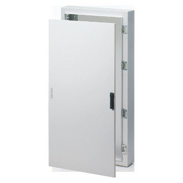 GEWISS GW47062E, CVX Distribution Board 160E, Surfacemounting, 600x800x170, IP65, Solid Sheet Metal Door  Rodmechanism Lock with Extractable Frame Grey Ral7035