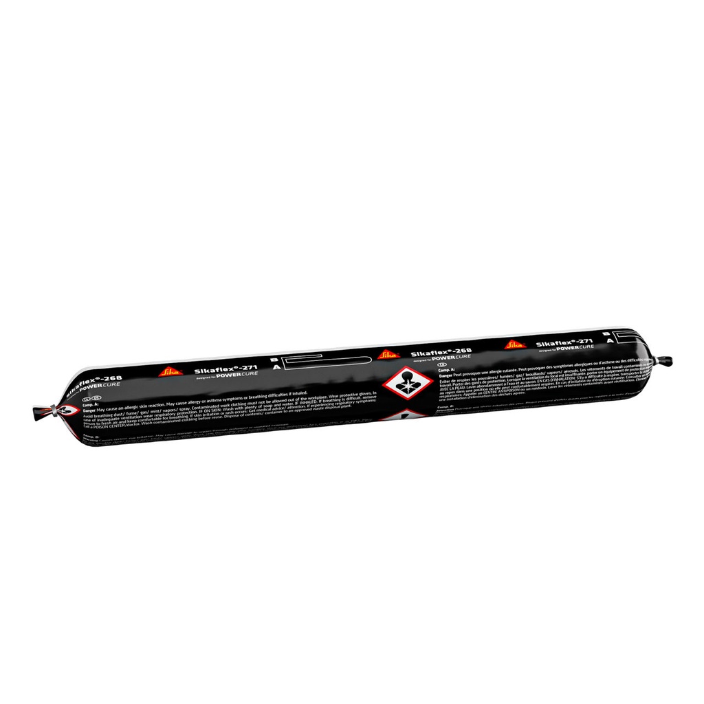 Sikaflex-271, Glazing Adhesive with Acceleration Option, Exterior, Black