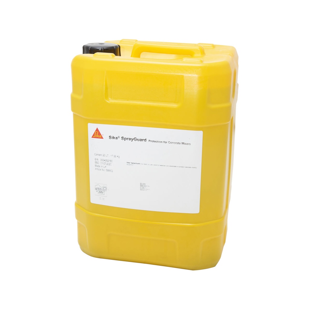 Sika Sprayguard, Concrete Mixer Protection Agent, Exterior, Opaque