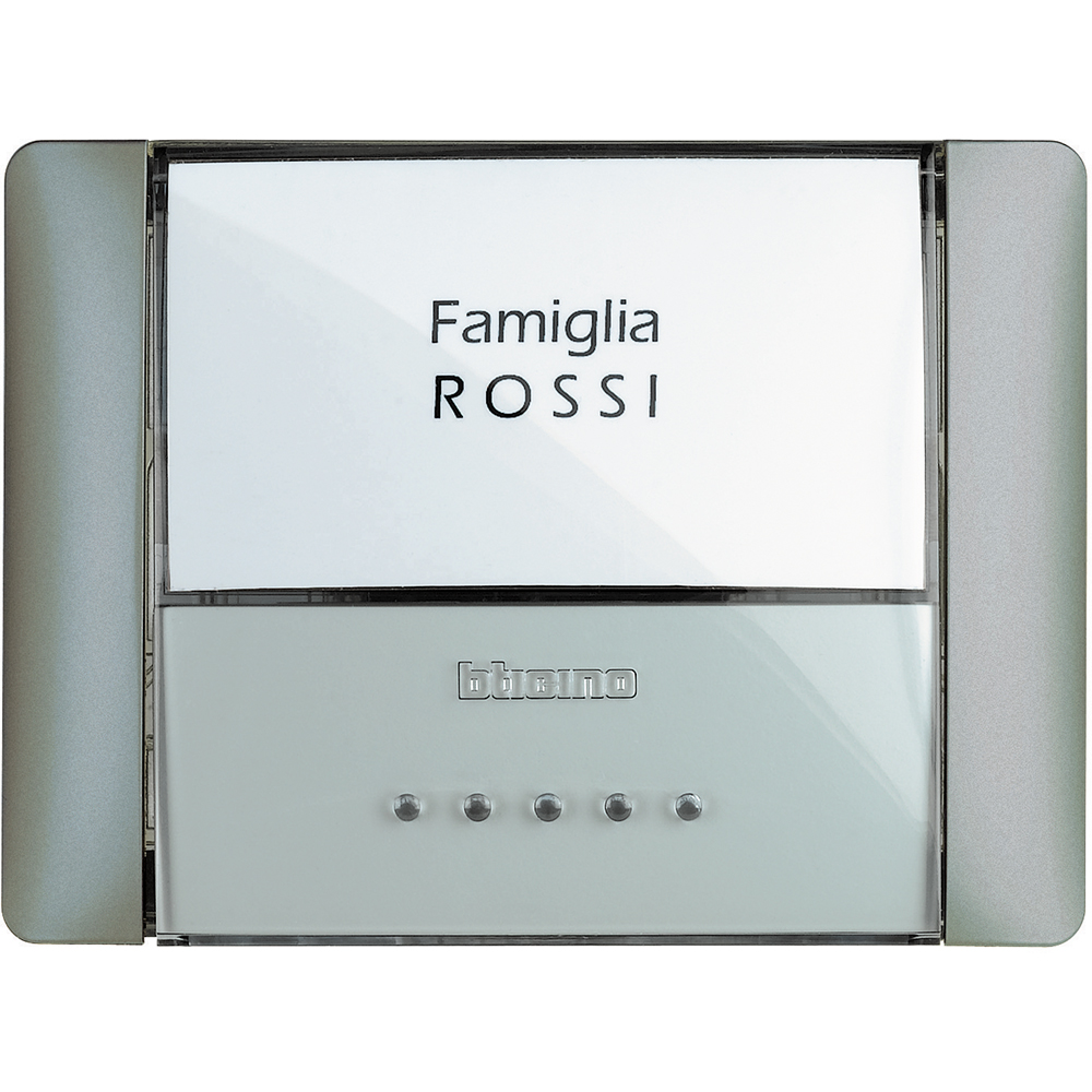 BTICINO 26108N, Idrobox, Label Button IP55 White