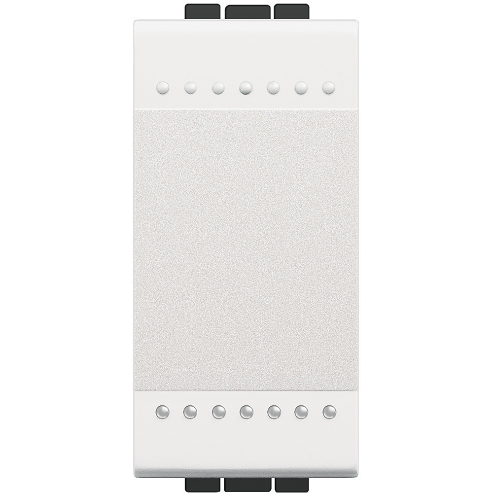 BTicino N4005A, Întrerupător Basculant Living Light, Contact ND, 10 A 250 V, Alb, 1 Modul