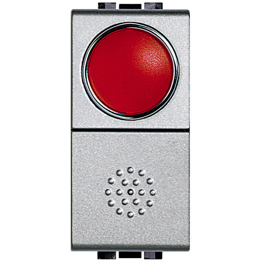 BTICINO NT4038R, Button with Red Indicator 10A, 250V Living Light, tech