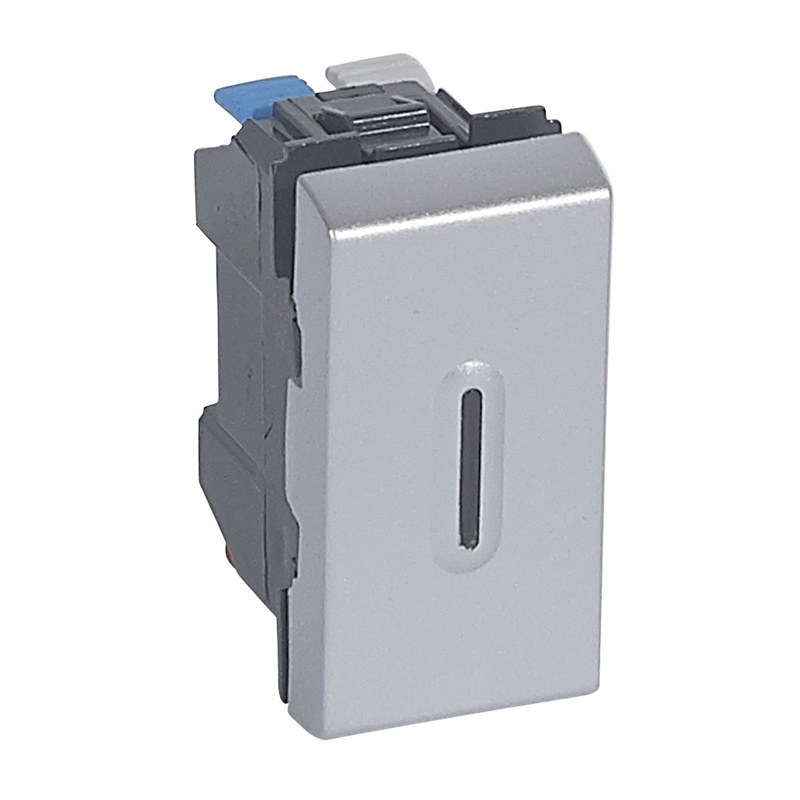 Legrand 079232, Buton Cap scara, 6 A, 250 V, 1 Modul, Aluminiu