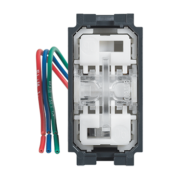 BTICINO K4027H, L.now, Double Switch for Hotel 10A