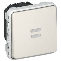 LEGRAND 069604, Switch with Timer and Control Light Plexo IP 55, 250 V, White