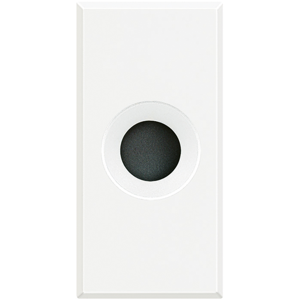 BTicino HD4953, Ieșire Cablu Ø 9 mm, 1 Modul, Axolute Alb