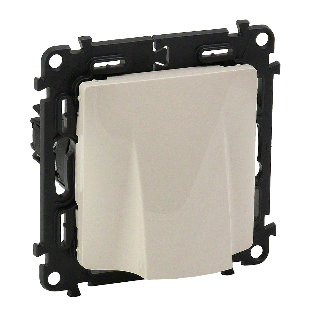 LEGRAND 753234, Valena Life Cable Outlet Without Terminals, with Plate, Ivory