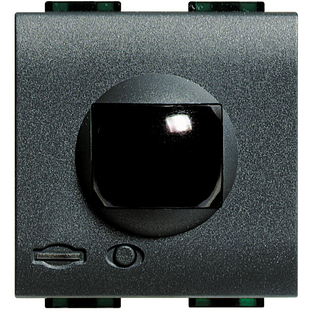 BTICINO L4654N, Livinglight Myhome Bus Active Infrared Receiver, for Remote Control, Anthracite