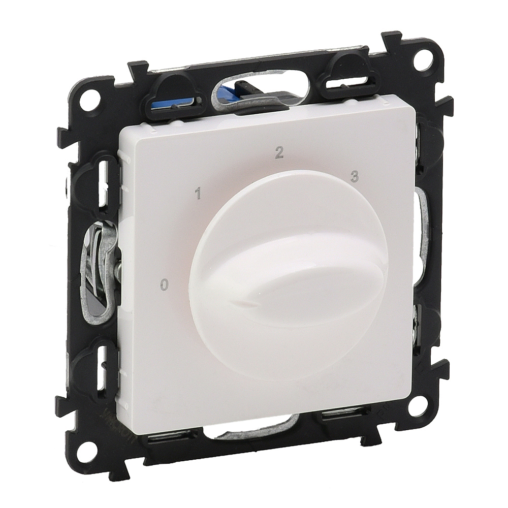 Legrand 752132, Întrerupător Control Ventilaţie, Alb