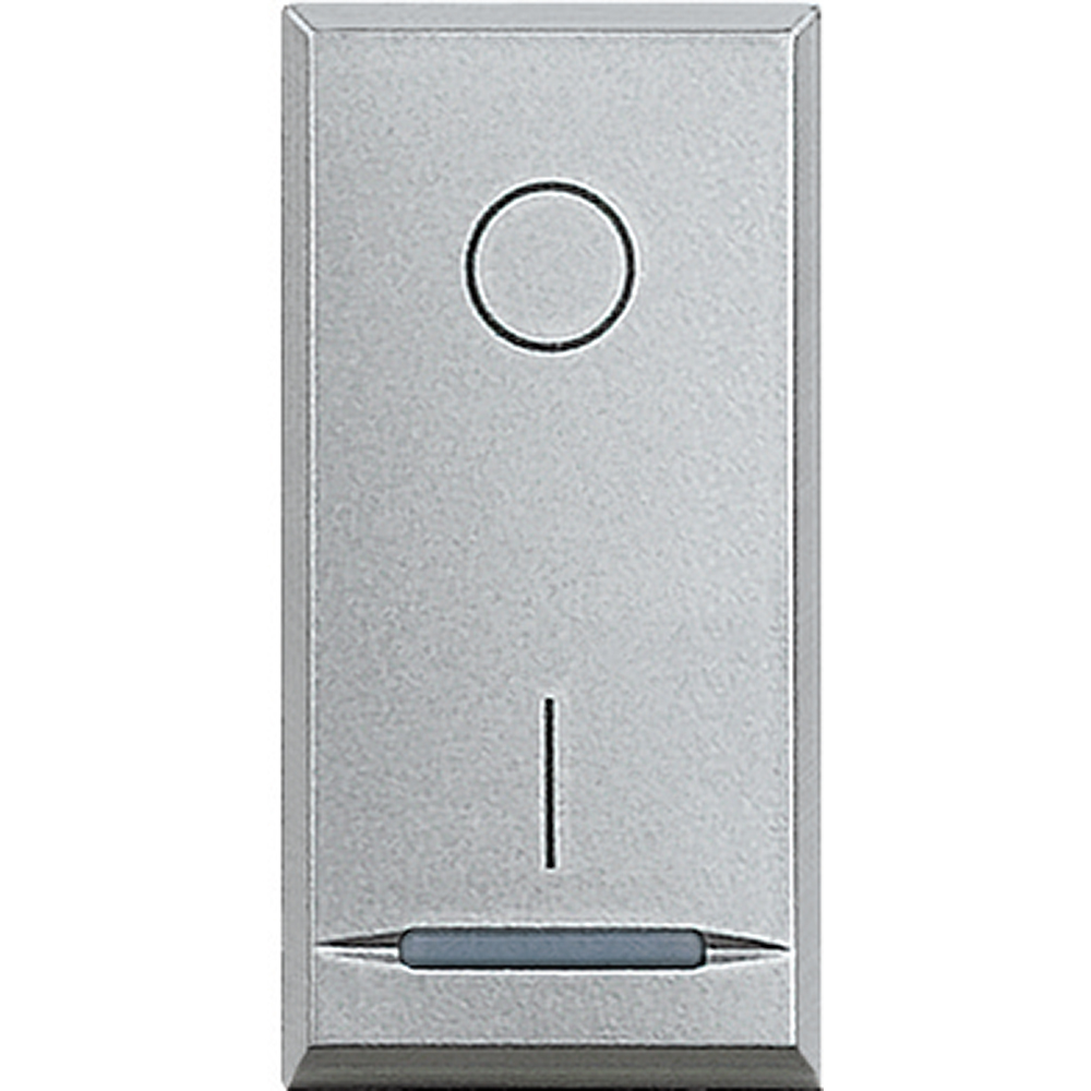 BTicino HC4002, Întrerupătoare Bipolare 20 A Axolute, Aluminiu, 1 Modul