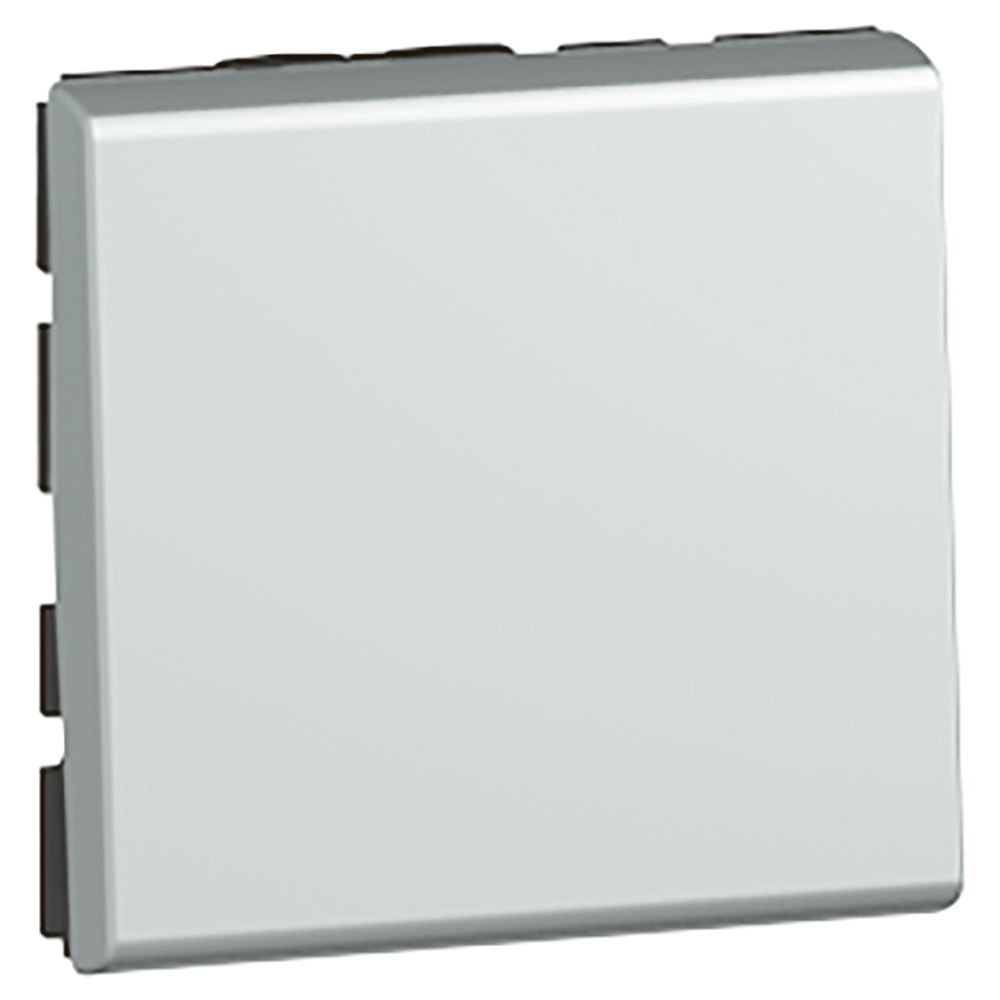 Legrand 079221, Intrerupator Cruce, 10 AX, 250 V, 2 Module, Aluminiu
