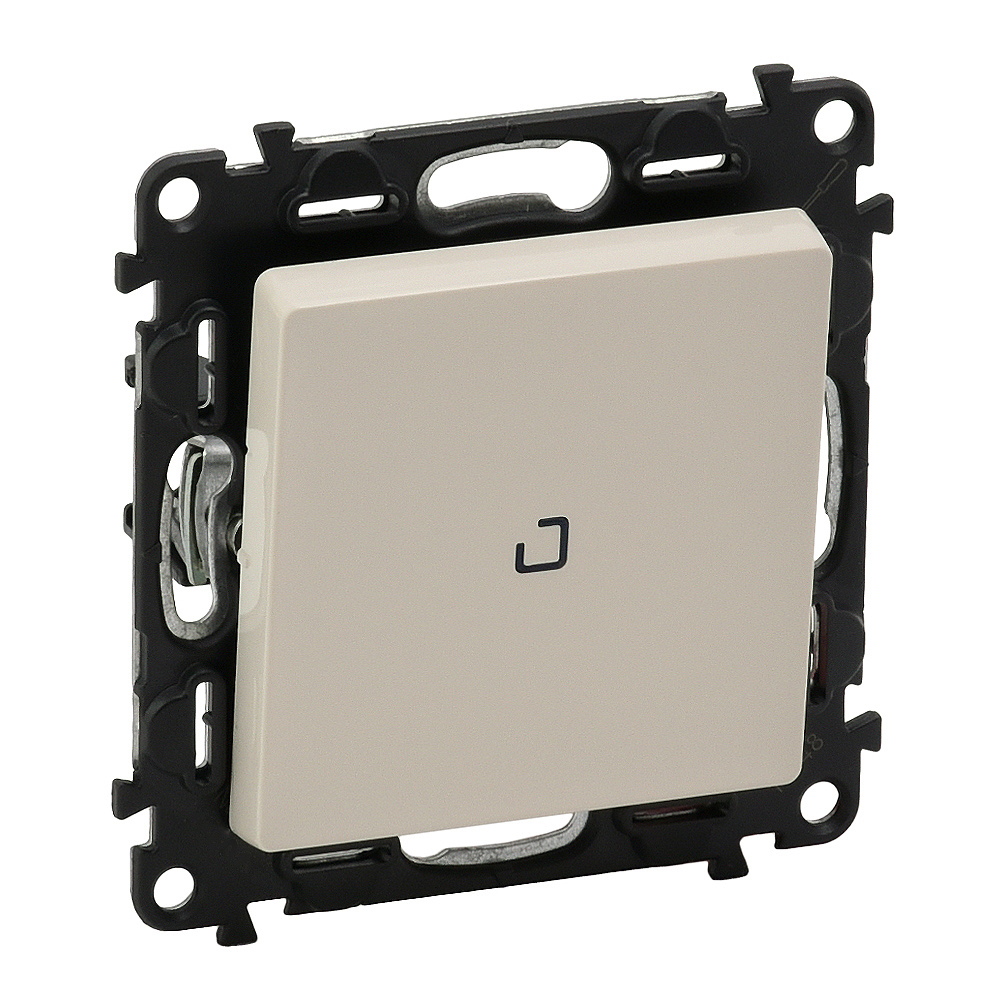 LEGRAND 752226, Head,ladder Switch with Control Light Valena Life, 10 AX, 250 V, with Plate, Ivory