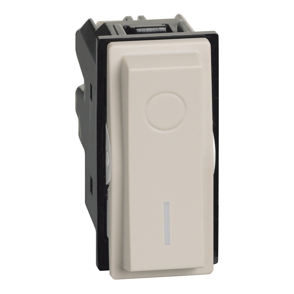 BTicino KM4002, L.now, Întrerupător 2P 16AX Nisip