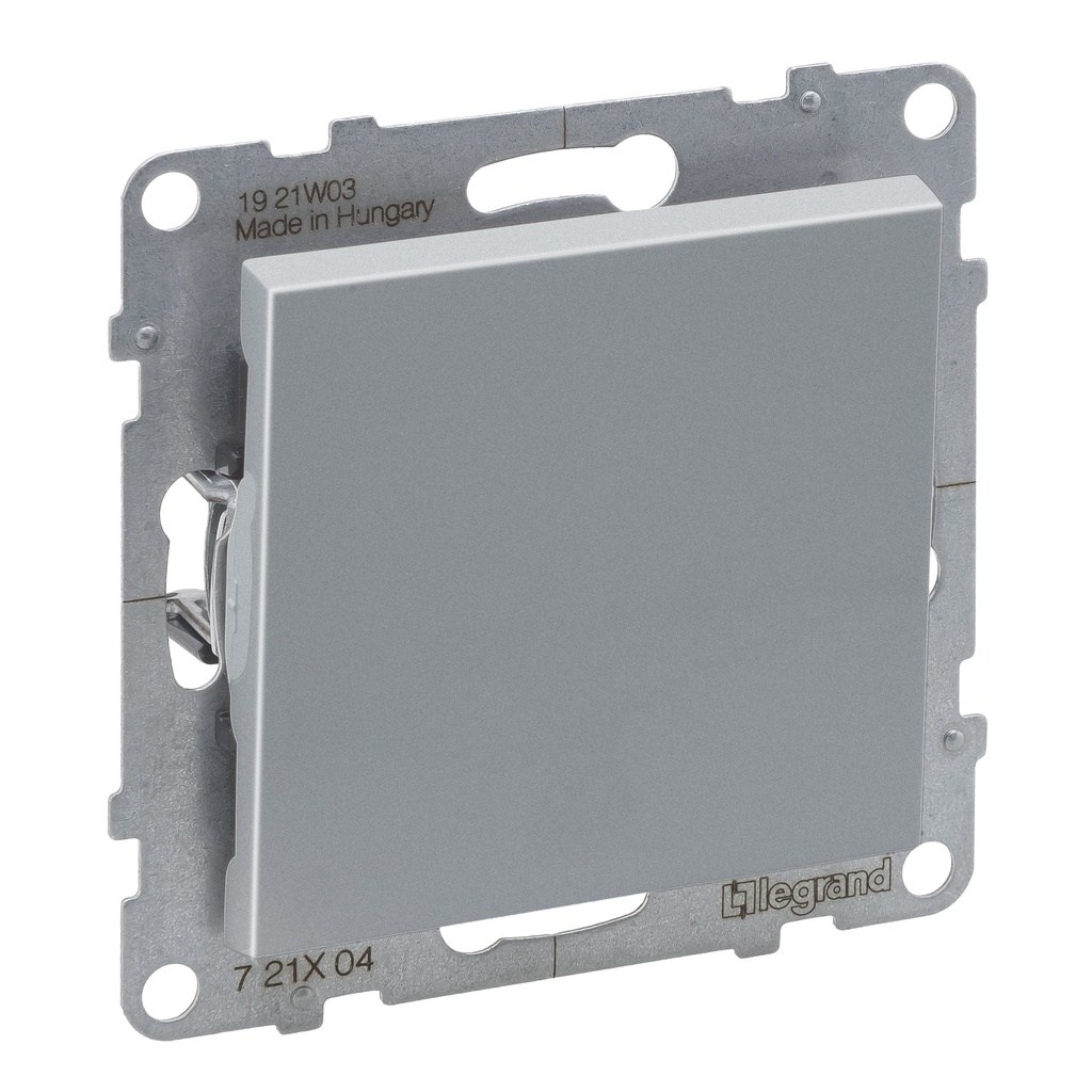 Legrand 721304, Intrerupator Simplu, 16AX, Term Aut, Alu