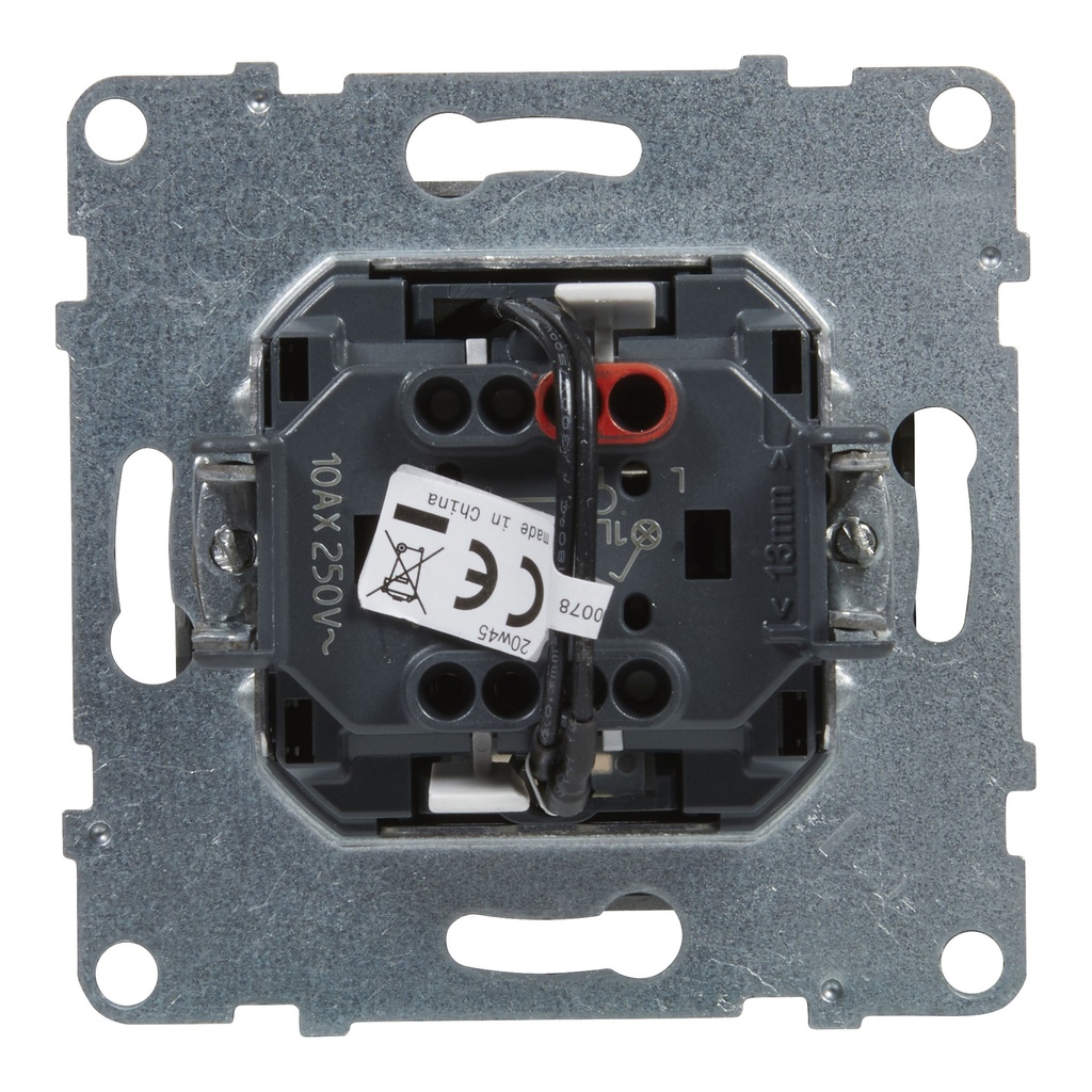 LEGRAND 721311, Illuminated Switch, 10AX, Auto Term. Alu