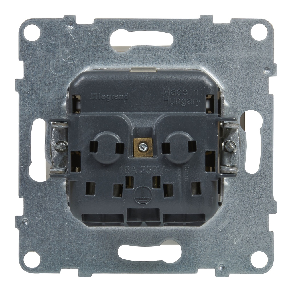 Legrand 721120, Priza 2P+T, Term Aut., Protecție Copii, Alb