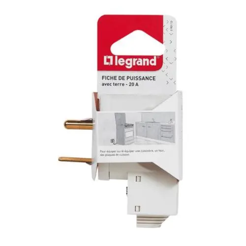 Legrand 090113, Fișă M Cot 2P+T 20A