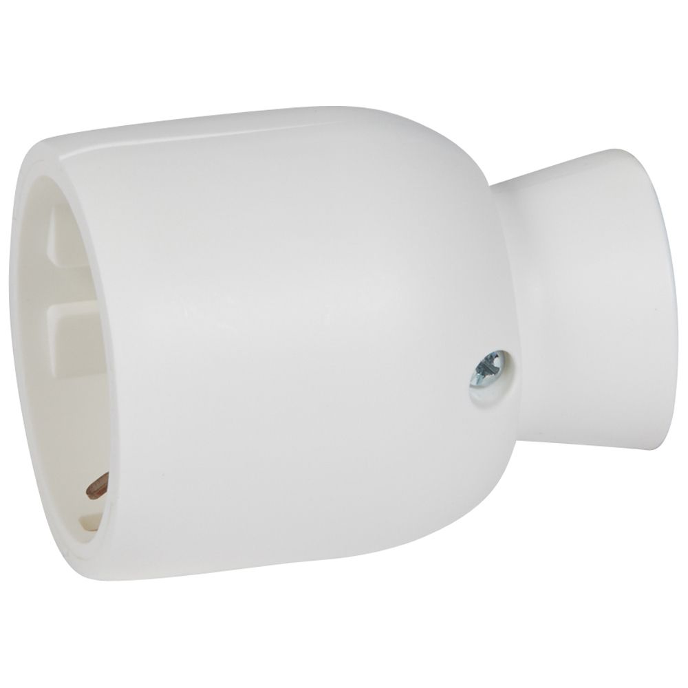 Legrand 050317, Priză Mobilă Cu Ieșire Dreaptă 2P+T, 16 A, Albă, Pachet