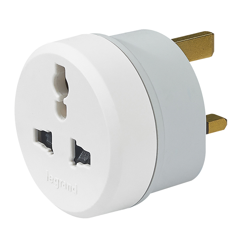 Legrand 050387, Adaptor Multi, Standard La Standard Britanic, 2P+E, 13A, 3250W 250V