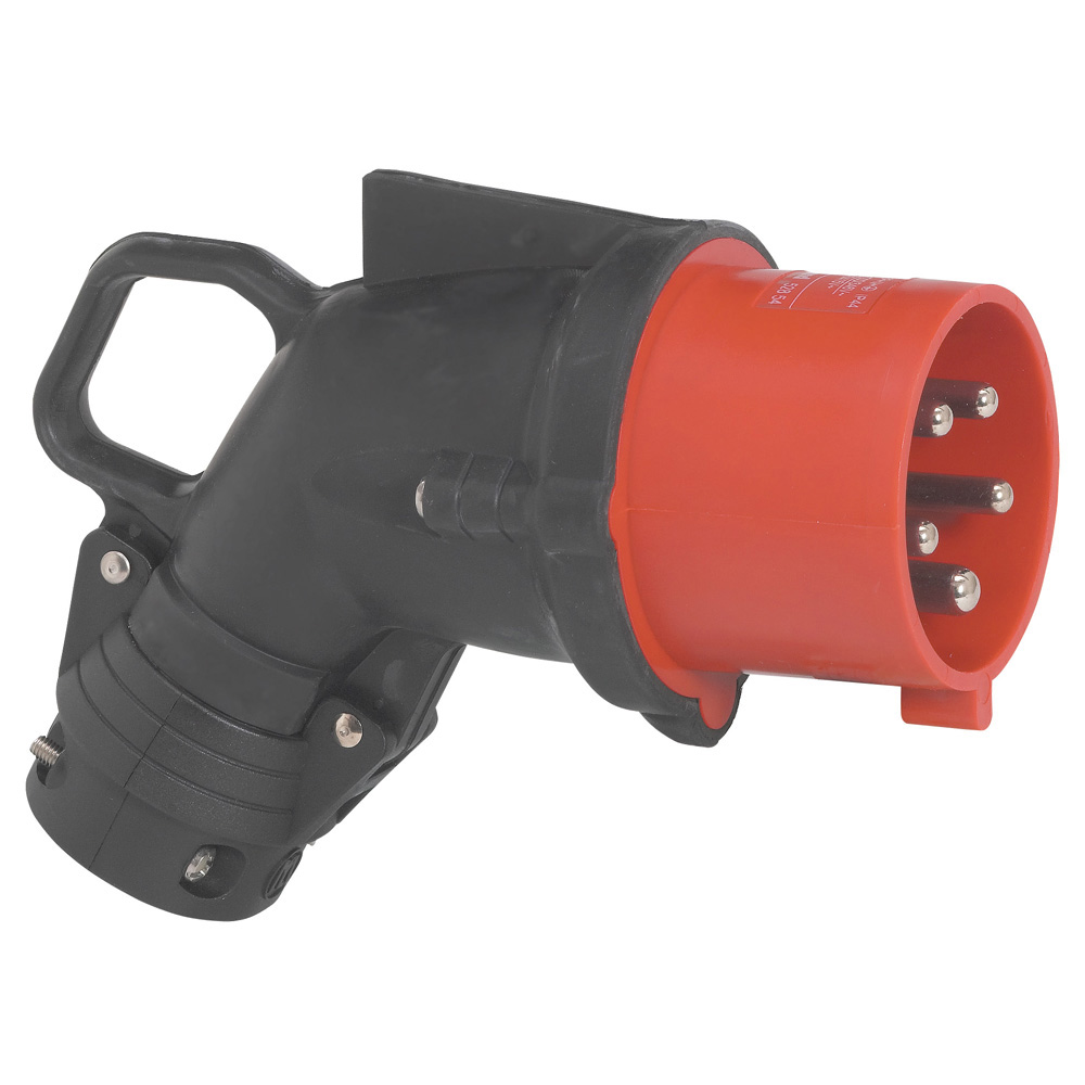 Legrand 052854, Mufă Unghiulară Hypra, IP 44, 380/415 V, 32 A, 3P+N+E, Cauciuc