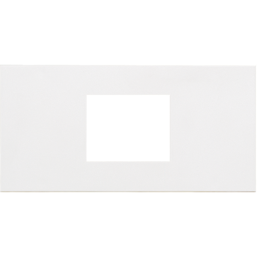 BTICINO 16136D/2, Multibox, Plate for 2 DIN Modules, White