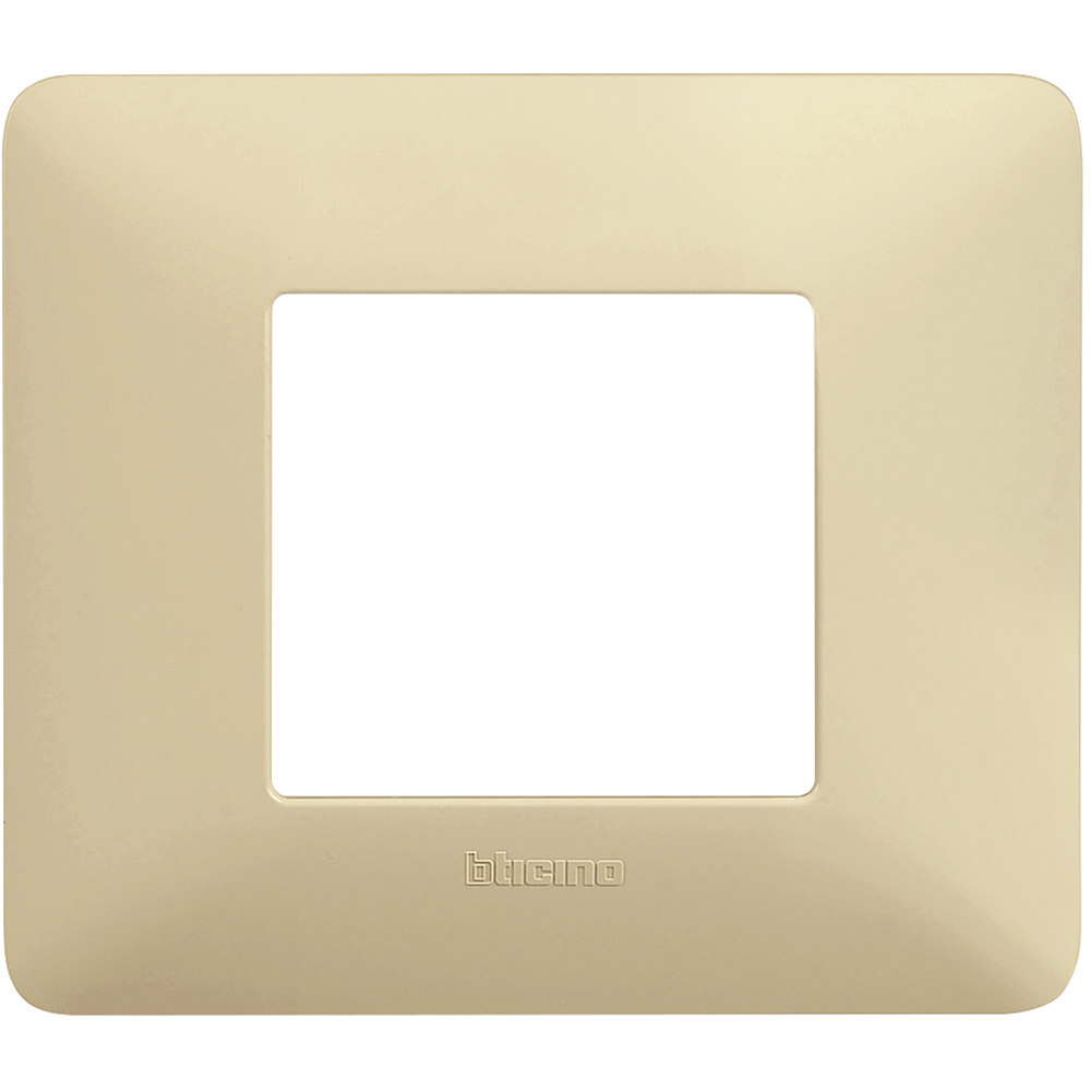 BTicino AM4802BCD, Matix, Ramă 2 Module, Alb Pastel