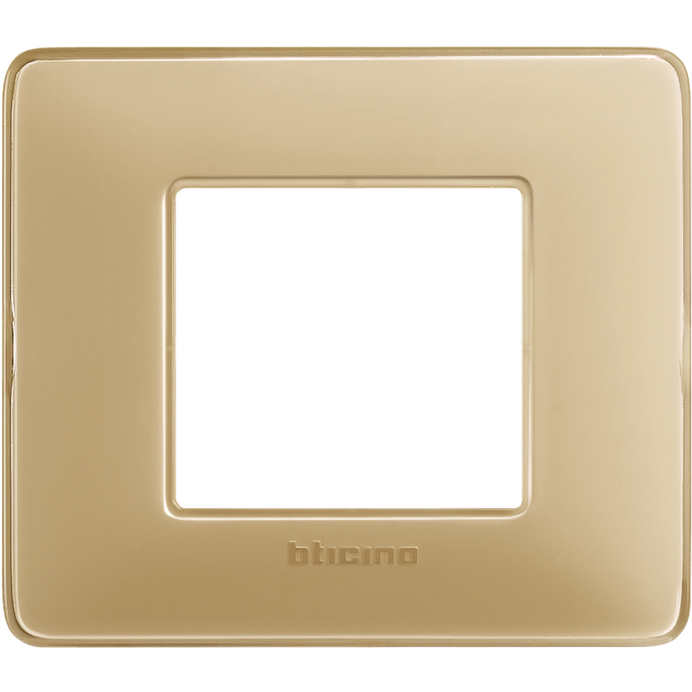 BTicino AM4802CAV, Matix, Ramă 2 Module, Ivoire