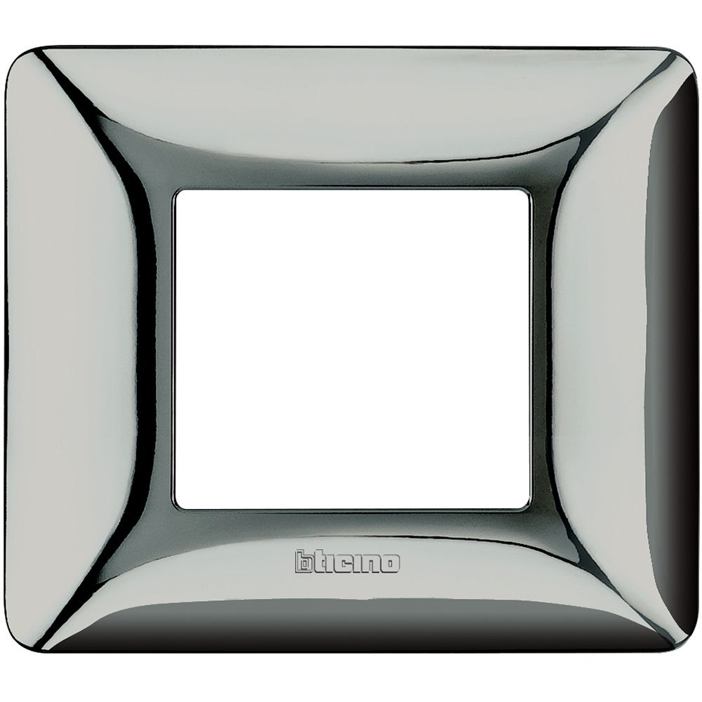 BTICINO AM4802GCR, Matix, Frame 2 Modules, Glossy Chrome