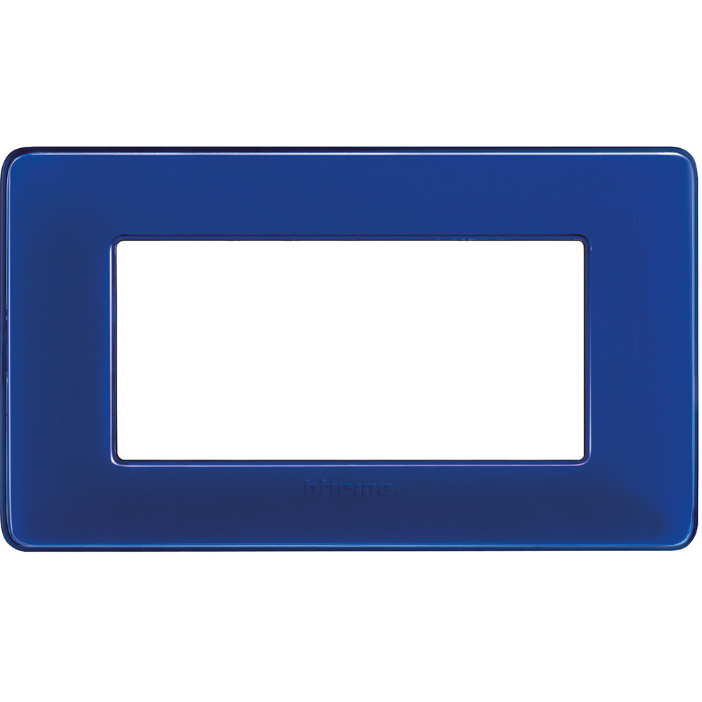 BTicino AM4804CBU, Matix, Ramă 4 Module, Cobalt