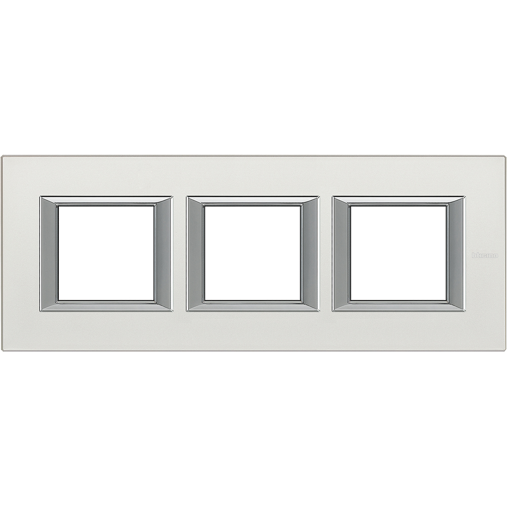 BTicino HA4802M3HSAN, Axolute, Ramă Dreptunghiulară, Aluminiu Anodizat, 2+2+2 Module Or