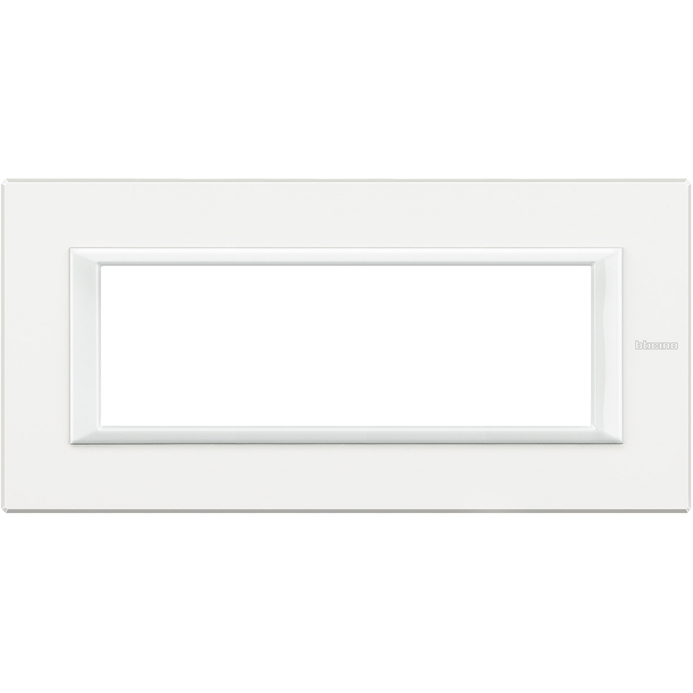 BTICINO HA4806HD, Axolute White Aluminum Frame, 6 Modules