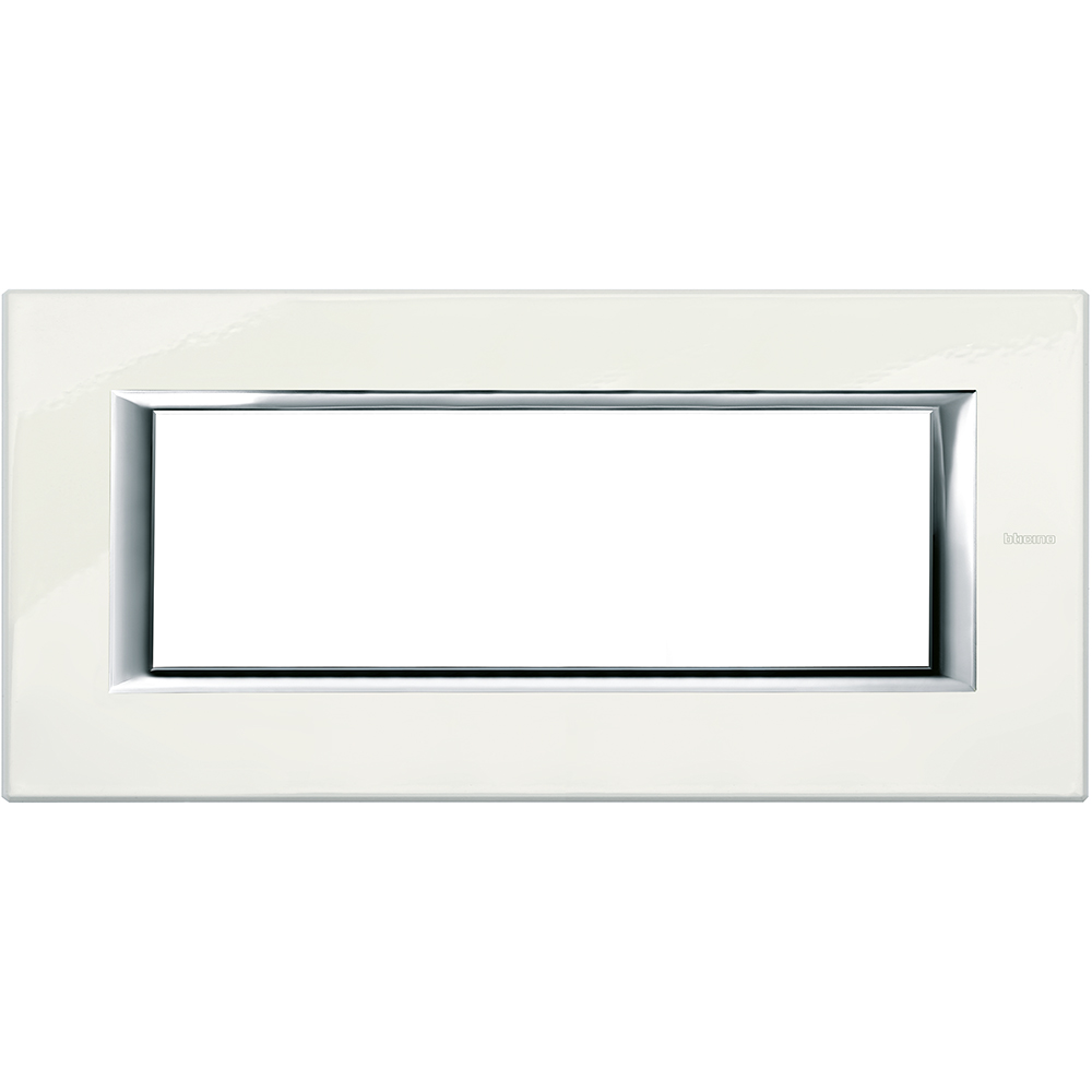 BTicino HA4806BG, Axolute, Ramă Albă, 6 Module