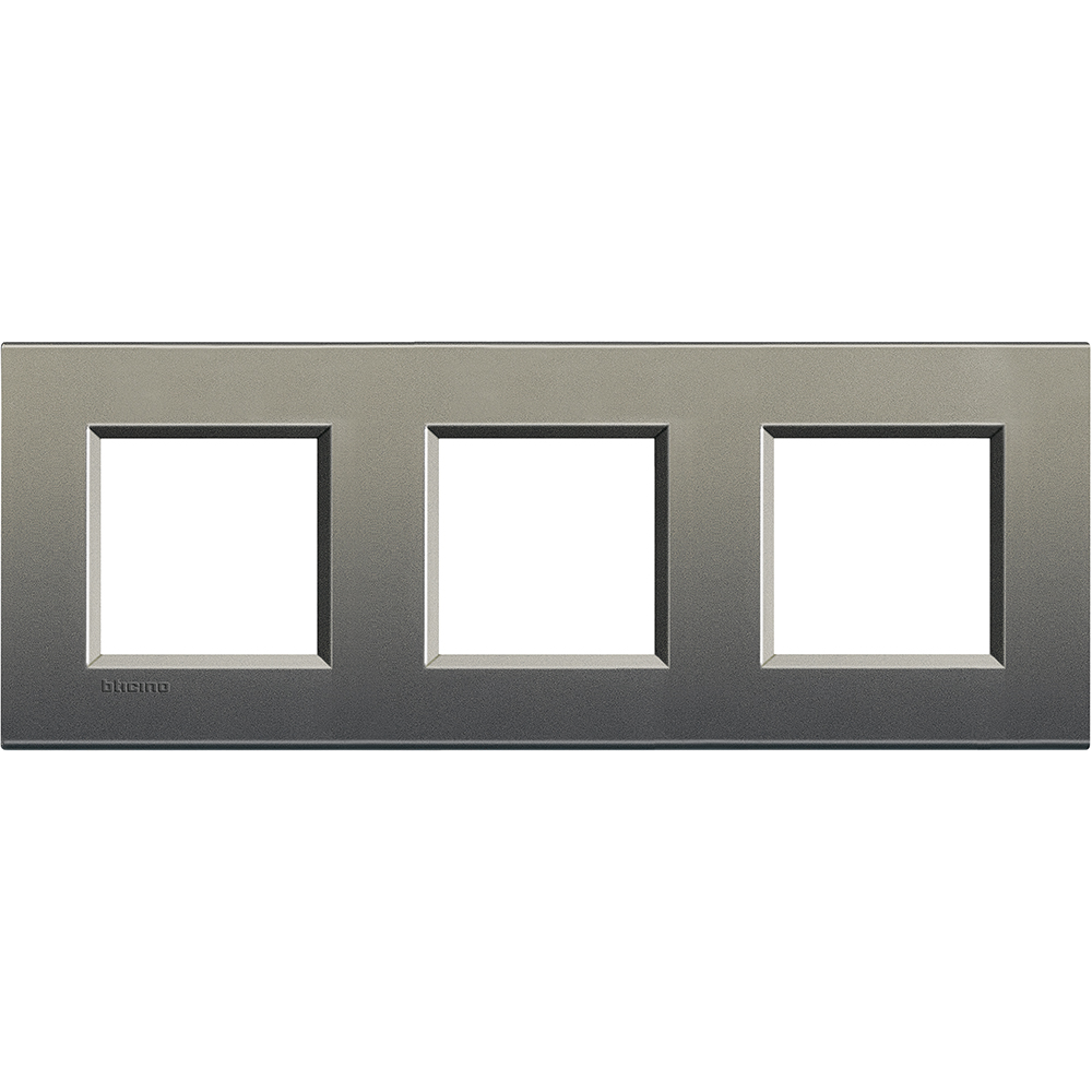 BTICINO LNA4802M3AE, Living Light 2 + 2 + 2 Frame, Gray