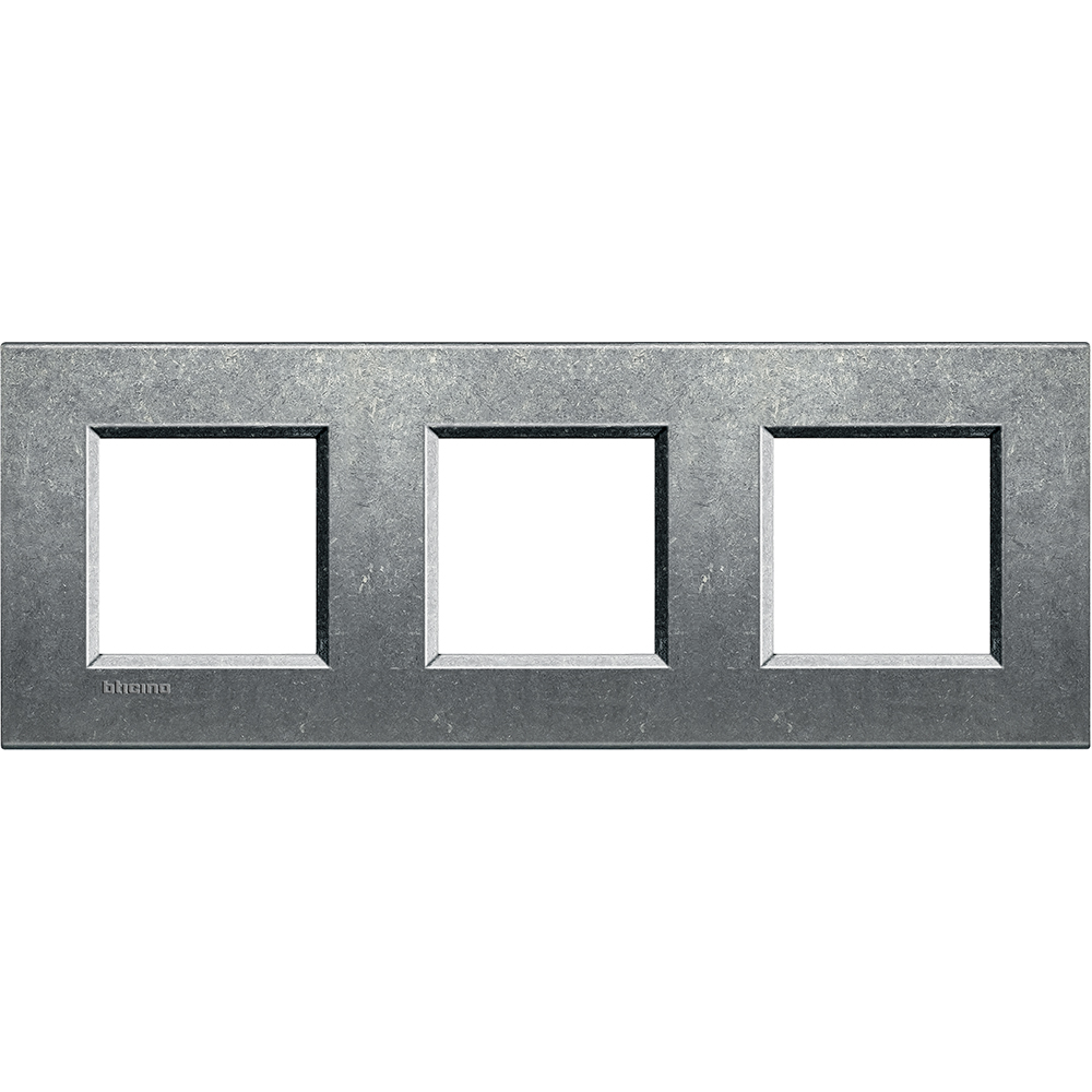 BTICINO LNA4802M3NA, Living Light 2 + 2 + 2 Frame, Natural Gray