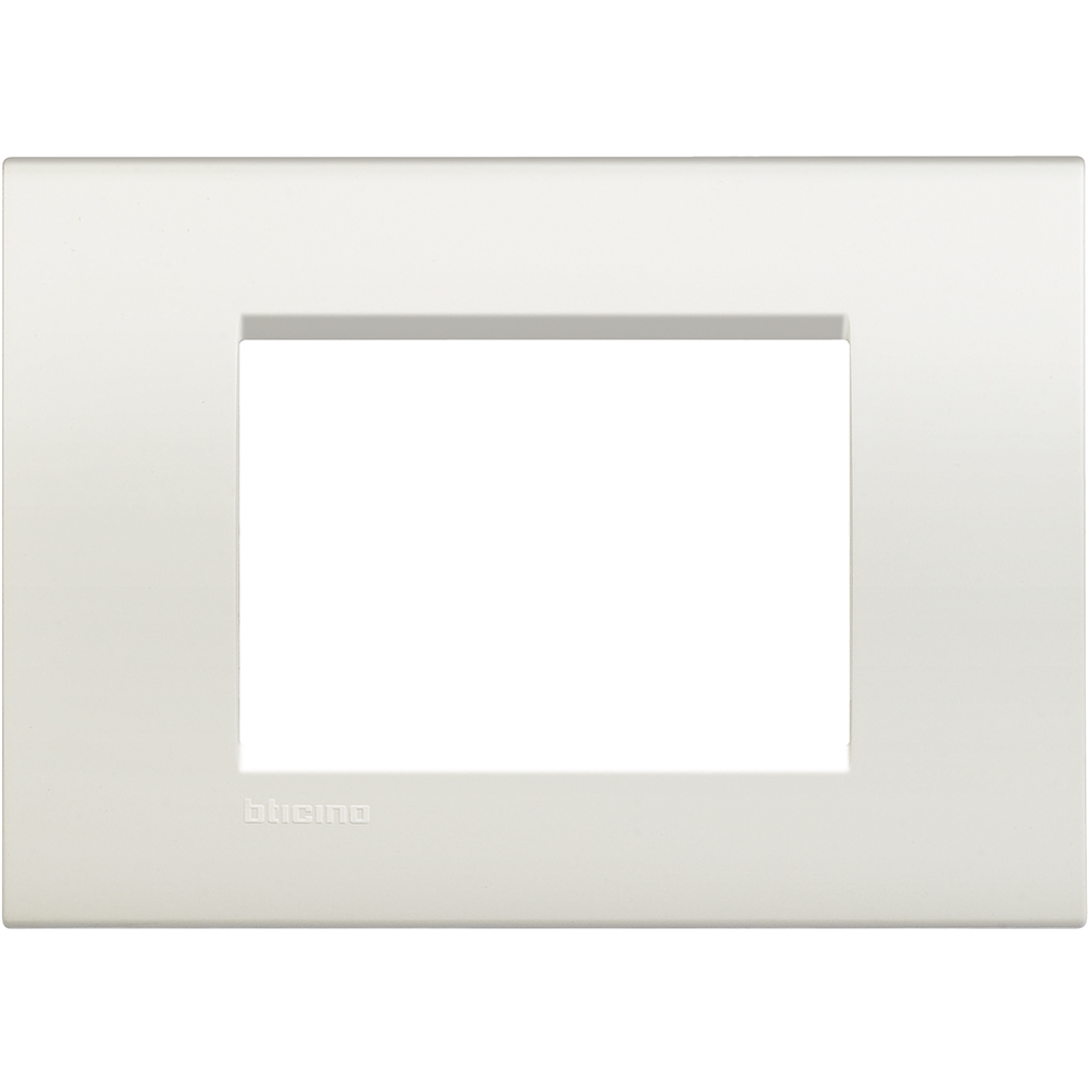 BTicino LNA4803BI, Living Light, Ramă 3 Module, Alb