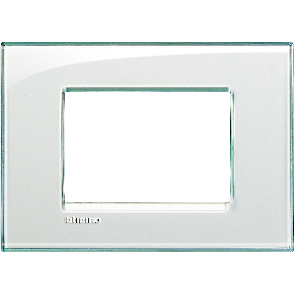 BTicino LNA4803KA, Living Light, Ramă 3 Module, Acvamarin