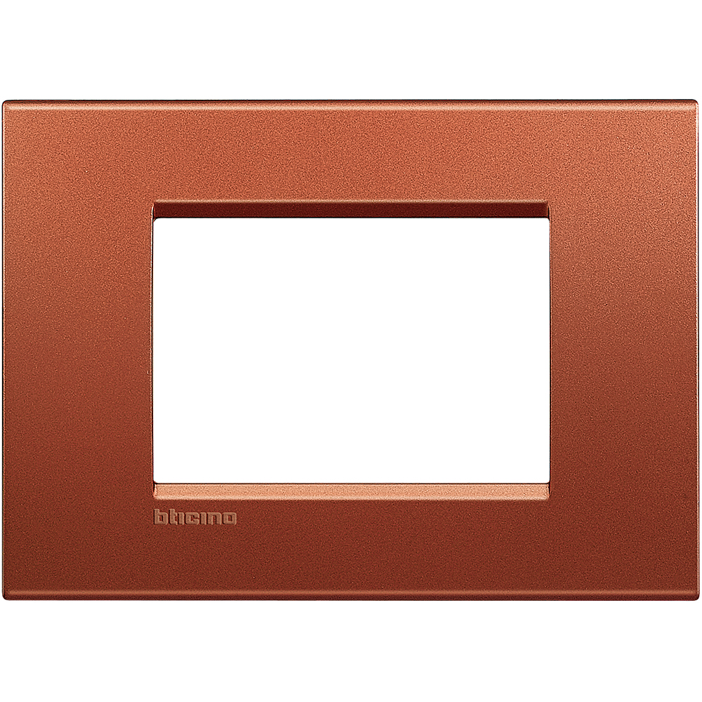 BTICINO LNA4803RK, Brique Living Light Frame, 3 Modules