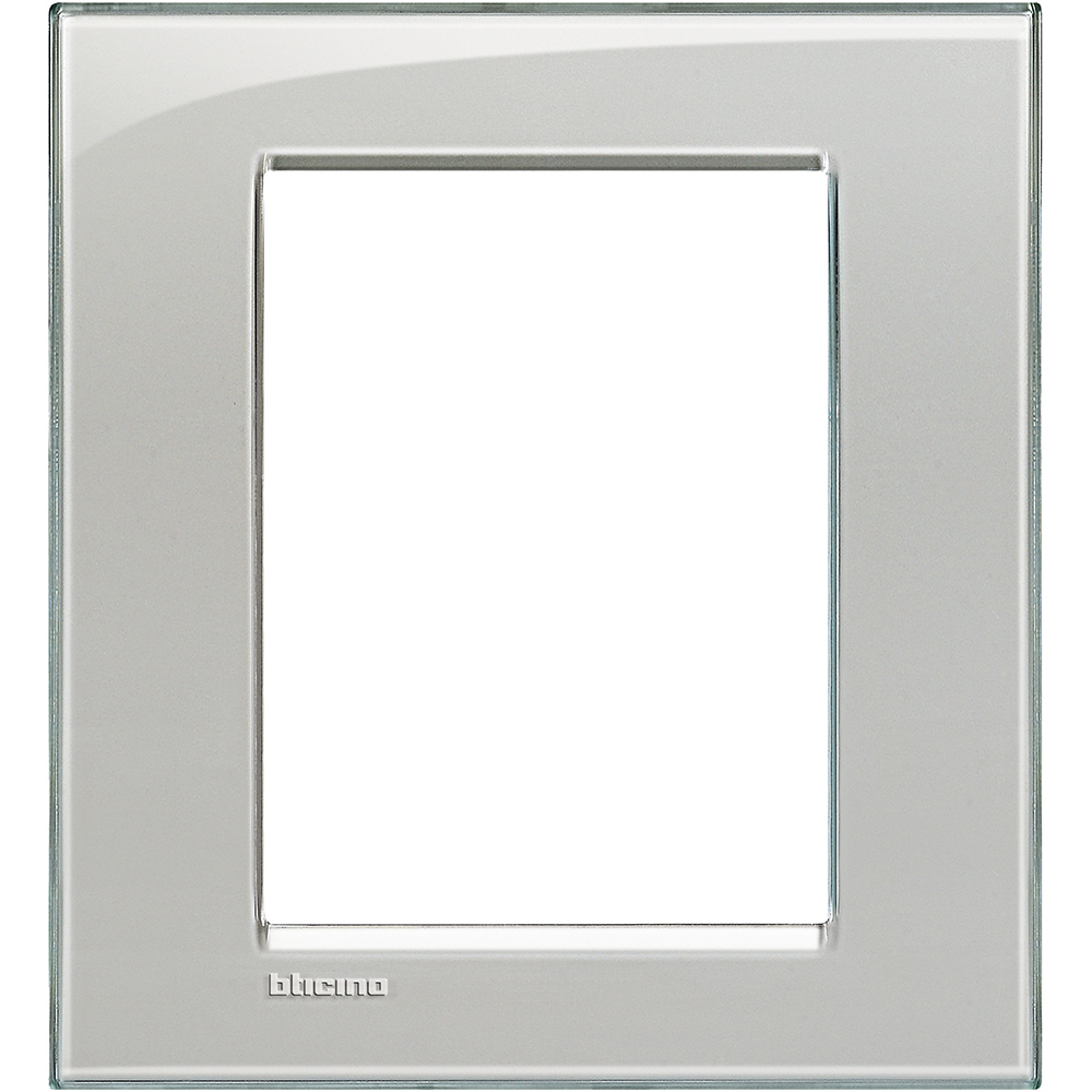 BTICINO LNA4826KG, Living Light 3+3 Modules, Frame, Ice Gray
