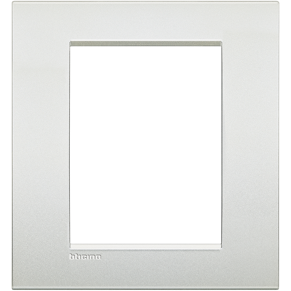 BTICINO LNC4826PR, Living Light Air Neutral Frame 3+3 Modules, Pearl White