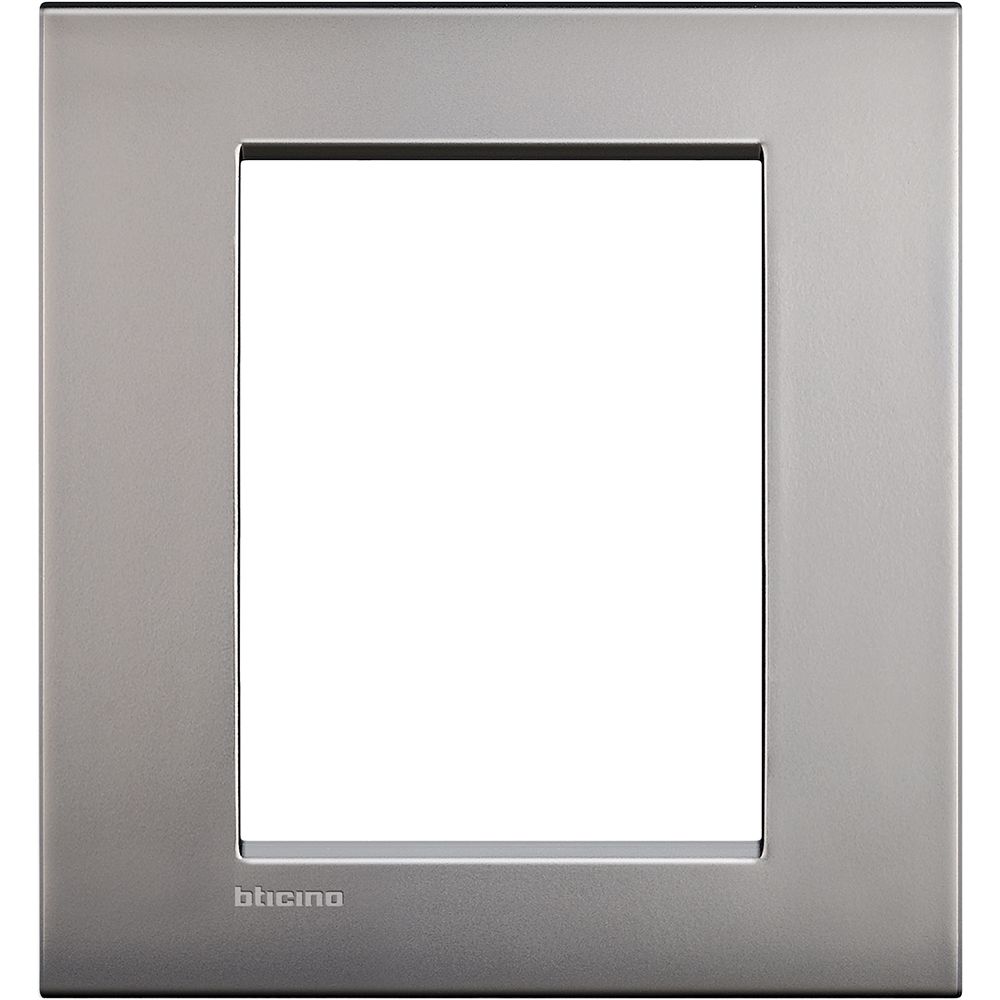 BTICINO LNC4826NK, Living Light Air Frame 3+3 Modules, Matte Nickel