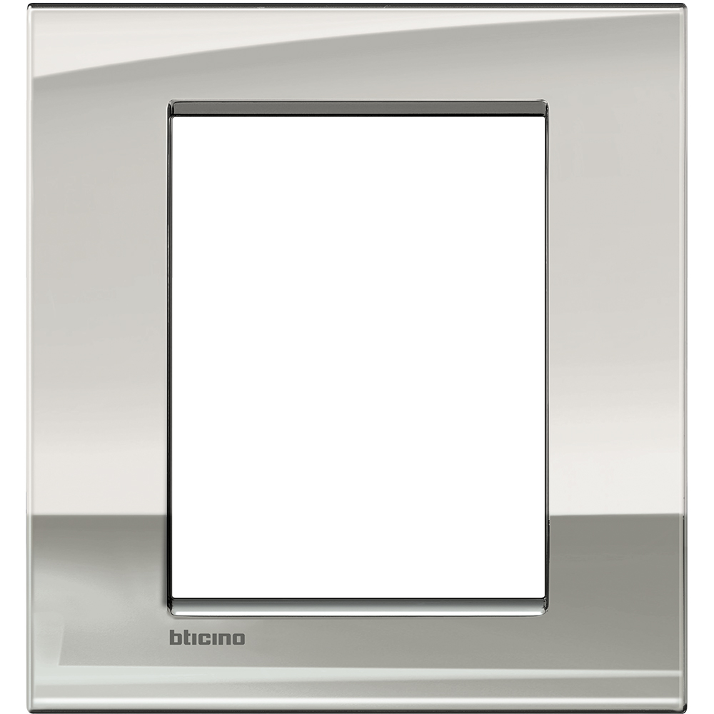 BTICINO LNC4826PL, Living Light Air Frame 3+3 Modules, Palladium Gold