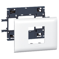 Legrand 010992, Suport DLP Mosaic, pentru Profile cu Capac CV 85, 2 Module