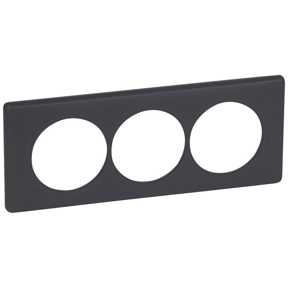 LEGRAND 066749, Céliane Tile, Powder, 3 Modules, for Renovation, Basalt